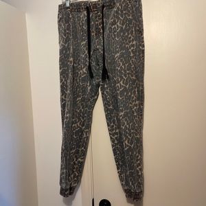 UNICORN Stretchy Denim Leopard Joggers!